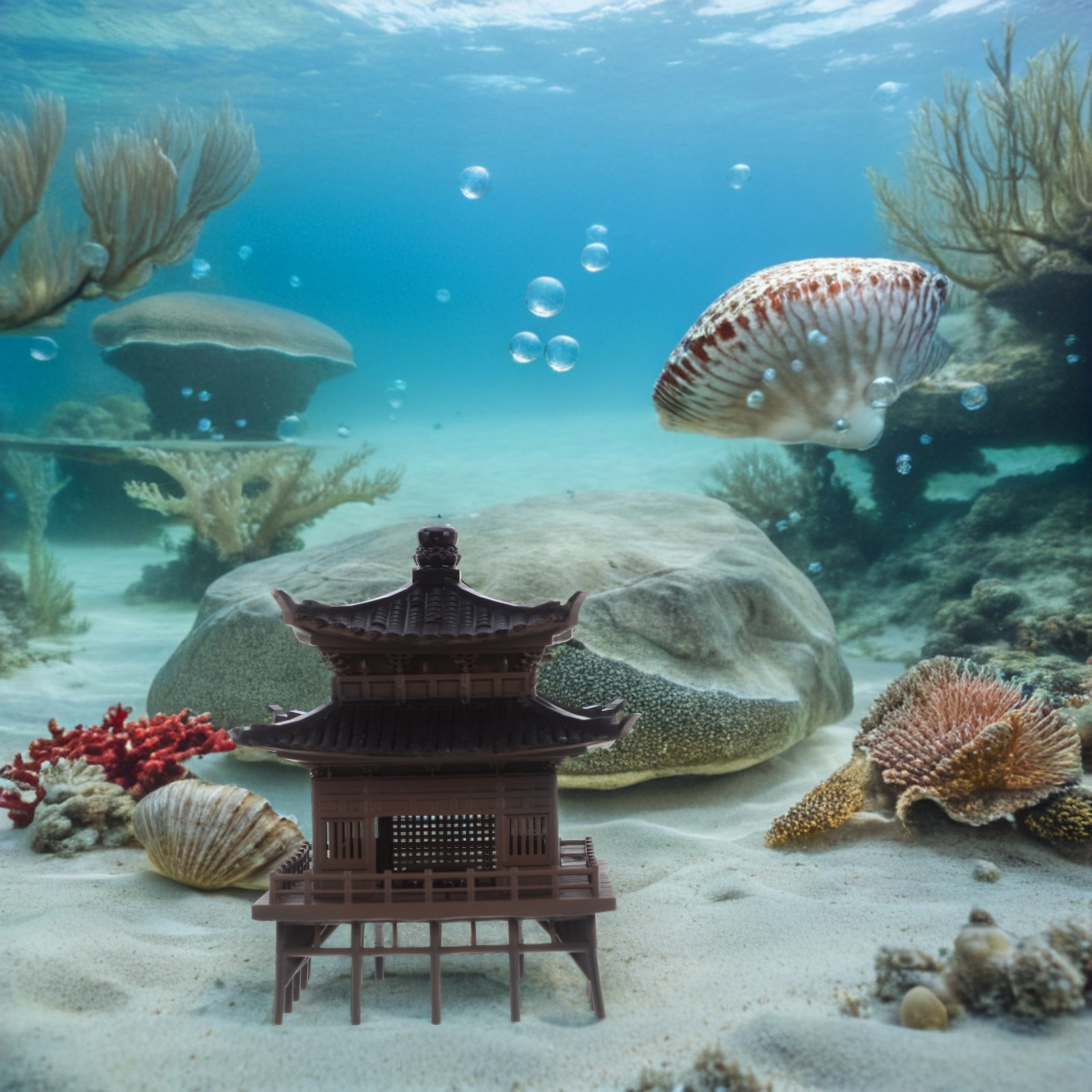 Pagoda Taman Hias Miniatur Pav - Bonsai Garden Landscape Design ulasan dan harga