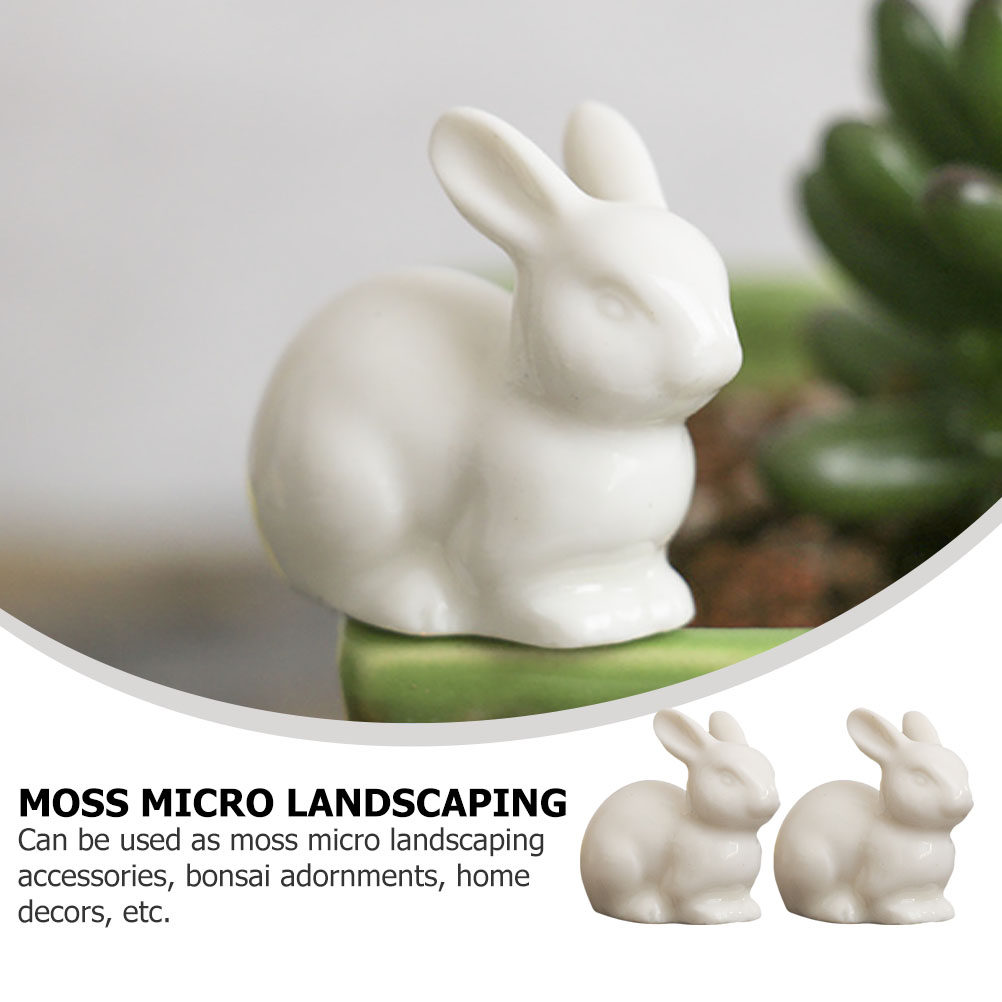 5 Buah Dekorasi Kelinci Kerami - Bonsai Garden Landscape Design ulasan dan harga